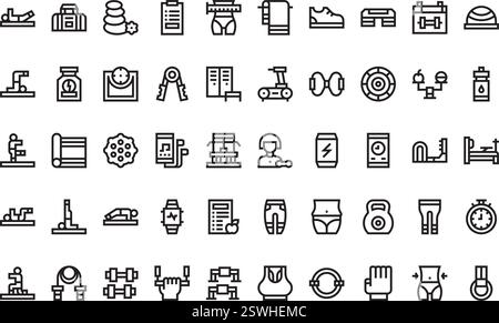 Collection d'icônes vectorielles de haute qualité avec contour modifiable. Idéal pour les projets professionnels et créatifs. Illustration de Vecteur
