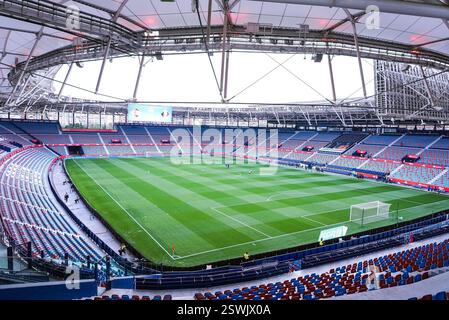 Valencia, Espagne. 21 février 2025. Le stade photographié avant un match de football entre l'équipe nationale belge les Red Flames et l'Espagne, à Valence, en Espagne, vendredi 21 février 2025, lors de la première journée du groupe A3 de la compétition de la Ligue des Nations féminines 2024-25. BELGA PHOTO JOMA GARCIA i GISBERT crédit : Belga News Agency/Alamy Live News Banque D'Images