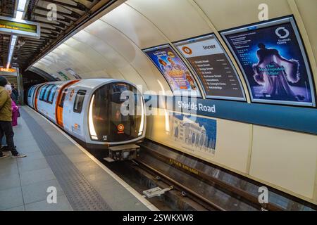 Station de métro Shields Road sur le métro de Glasgow Banque D'Images