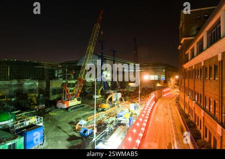 En construction d'échardes Banque D'Images