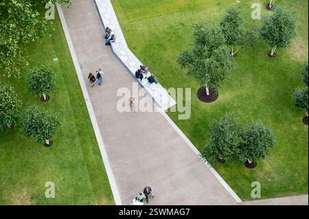 Parc des champs potiers Banque D'Images