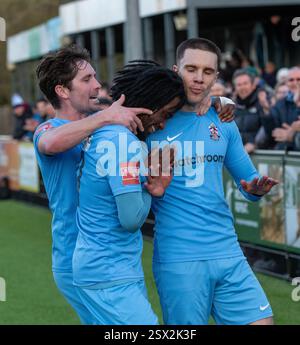 Brentwood uk Essex 22 février 2025 Brentwood Town club de football ISTHMIAN LEAGUE- NORTH DIVISION Brentwood Town V Haringey Borough 1-0 à Brentwood crédit : Richard Lincoln/Alamy Live News Banque D'Images