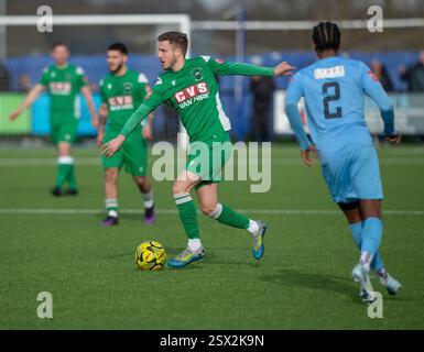 Brentwood uk Essex 22 février 2025 Brentwood Town club de football ISTHMIAN LEAGUE- NORTH DIVISION Brentwood Town V Haringey Borough 1-0 à Brentwood crédit : Richard Lincoln/Alamy Live News Banque D'Images
