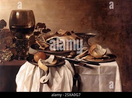 CLAESZ., Pieter (né vers 1597, Steinfurt, d. 1661, Haarlem) nature morte - huile sur bois Musée des Beaux-Arts, Budapest --- mots-clés : ------------- Auteur : CLAESZ., Pieter titre : Still-Life Time-line : 1601-1650 École : Néerlandais forme : type de peinture : Still-Life Banque D'Images