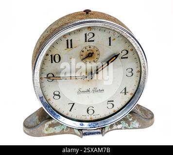 Réveil Smith, vieux et rouillé Banque D'Images