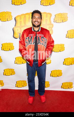 Los Angeles, États-Unis. 22 février 2025. Le scientifique Damion assiste au Hugh Peeple and Travis White Rocked Hotel Ziggy à Los Angeles. (Photo de Eugene Powers/SOPA images/SIPA USA) crédit : SIPA USA/Alamy Live News Banque D'Images