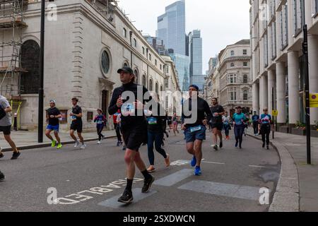 Cancer Research UK London Winter Run, 10e anniversaire février 2025 Banque D'Images