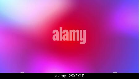 Image de formes colorées se déplaçant sur fond bleu Banque D'Images