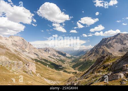 Vallée de la Guisane, le Monêtier-les-bains, France Banque D'Images