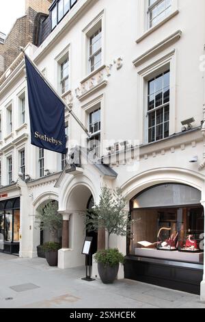 Sotheby's à New Bond Street, Londres Banque D'Images