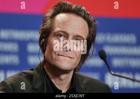 Berlin, Deutschland, 16.02.2025, Grand Hyatt : Berlinale 2025 - Pressekonferenz film la tour de glace : August Diehl *** Berlin, Germany, 16 02 2025 Grand Hyatt Berlinale 2025 Conférence de presse film la tour de glace August Diehl Copyright : xdtsxNachrichtenagenturx dts 59750 Banque D'Images