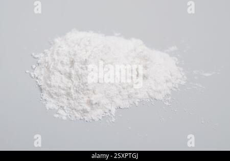 Stéarate de magnésium. C'est un savon, constitué de sel contenant deux équivalents de stéarate et un cation magnésium. Banque D'Images