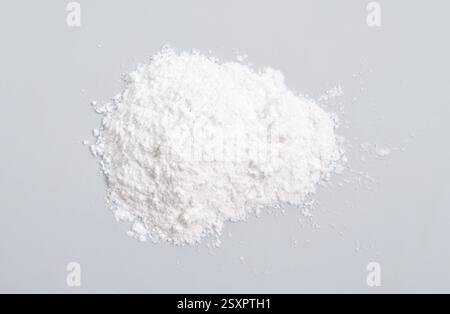 Stéarate de magnésium. C'est un savon, constitué de sel contenant deux équivalents de stéarate et un cation magnésium. Banque D'Images