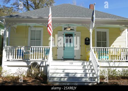 Southport NC Cottage Banque D'Images