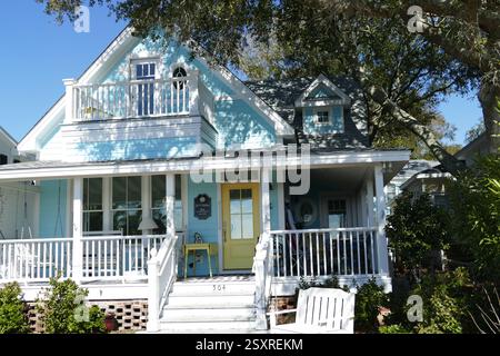 Southport NC Cottage Banque D'Images