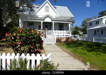 Southport NC Cottage Banque D'Images