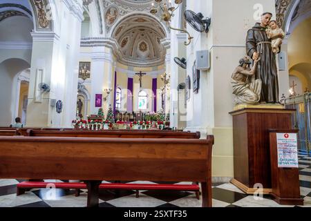 San Juan Puerto Rico,Viejo Old San Juan,Calle del Cristo,Cathédrale Basilique Menor de San Juan Bautista,Cathédrale Basilique de Saint Jean le Baptiste,Cathédrale Banque D'Images