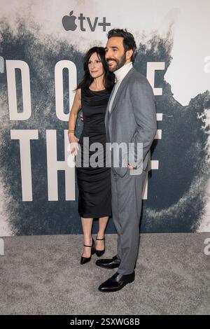 New York, États-Unis. 25 février 2025. Amir Arison assiste à la première série Apple TV ''dope Thief'' au Regal Union Square à New York, États-Unis, le 25 février 2025. (Photo de Thenews2/NurPhoto) crédit : NurPhoto SRL/Alamy Live News Banque D'Images
