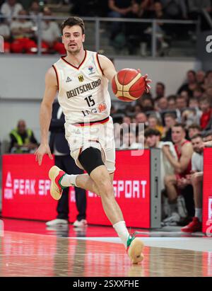 Jonas Mattisseck #15 d'Allemagne Allemagne vs Bulgarie FIBA Eurobasket Qualifiers 2025 Groupe phase Groupe d 23.02.2025 Brose Arena Bamberg © diebilderwelt / Alamy Stock Banque D'Images
