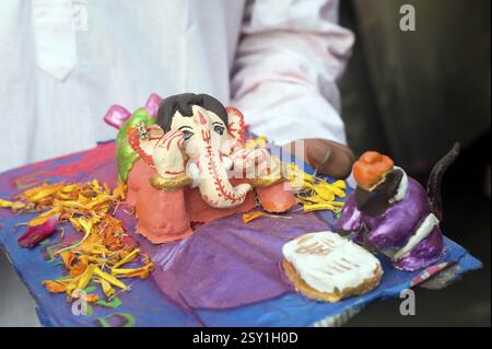 Ganesh festival, Mumbai, Maharashtra, Inde, Asie Banque D'Images