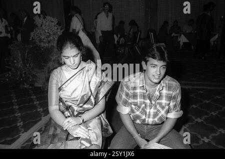 Indien, Bollywood acteur, Aamir Khan et sa femme, Reena dutta, l'Inde, l'Asie Banque D'Images