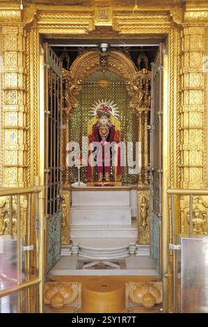 Swami Narayan Swami Narayan Temple Divinité Kalupur Ahmedabad Gujarat Inde Asie Banque D'Images