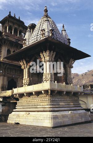 Jagat shiromani temple, amer, Jaipur, Rajasthan, Inde, Asie Banque D'Images