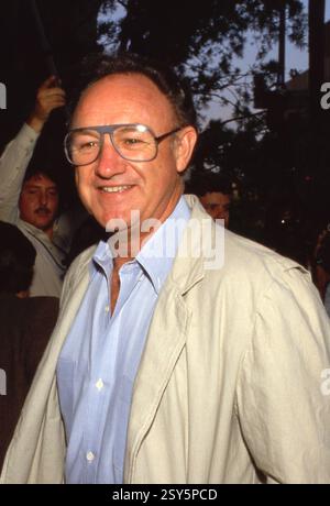 **FICHIER PHOTO** Gene Hackman et sa femme Betsy retrouvés morts à Santa Fe Home. GENE Hackman Circa 1980's Credit : Ralph Dominguez/MediaPunch Banque D'Images