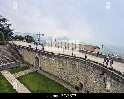 Italie. Repubblica di San Marino. République de Saint-Marin. paysage Banque D'Images