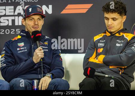 Sakhir, Bahreïn. 27 février 2025. BHR, formel 1 Weltmeisterschaft, formel 1 Testfahrten, Bahrain international circuit, 27.02.2025 Foto : Eibner-Pressefoto/Thomas Fuessler crédit : dpa/Alamy Live News Banque D'Images