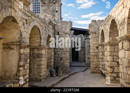 Église Nicolas, une ancienne basilique romaine orientale dans l'ancienne ville de Myra, aujourd'hui un musée situé dans l'actuelle Demre, en Turquie. Banque D'Images