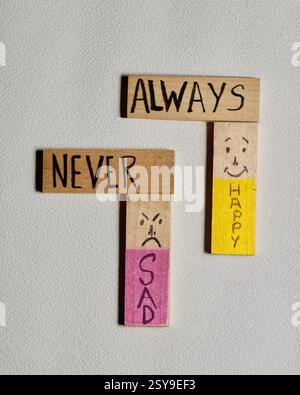 Ne dites jamais. Banque D'Images