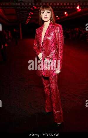 Milan, Italie. 27 février 2025. MILAN, ITALIE - FÉVRIER 27 : Annalisa assiste au défilé de mode de Roberto Cavalli pendant la Fashion week de Milan - vêtements pour femmes automne/hiver 2025/2026 le 27 février 2025 à Milan, Italie. Photo de Marco Piovanotto/ABACAPRESS. COM Credit : Abaca Press/Alamy Live News Banque D'Images