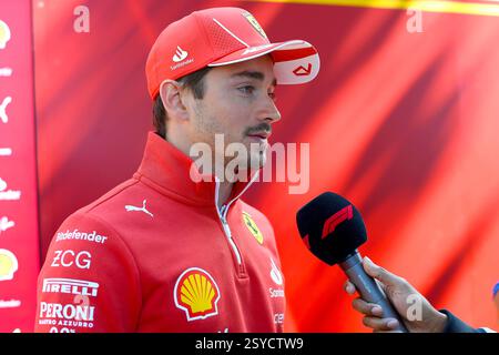 Charles Leclerc (MCO) 16 pilote Ferrari de formule 1 lors de la manche australienne du Championnat du monde de formule 1 2024 Banque D'Images