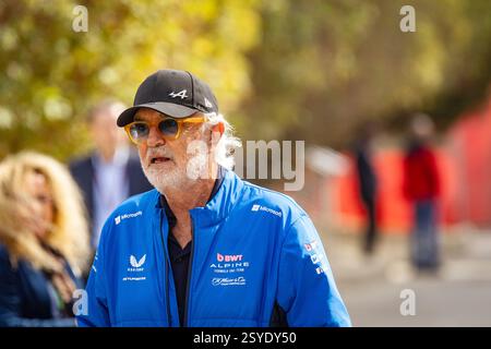 Sakhir, Bahreïn. 28 février 2025. Flavio Briatore, Alpine BHR, formel 1 Weltmeisterschaft, formel 1 Testfahrten, Bahrain international circuit, 28.02.2025 Foto : Eibner-Pressefoto/Thomas Fuessler crédit : dpa/Alamy Live News Banque D'Images