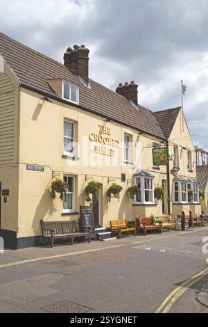 the crooked billet pub à leigh on sea sur la côte de l'essex Banque D'Images
