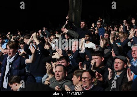 LONDRES, Royaume-Uni - 1er mars 2025 : les fans de Millwall lors du match de cinquième tour de FA Cup entre Crystal Palace FC et Millwall FC à Selhurst Park (crédit : Craig Mercer/ Alamy Live News) Banque D'Images
