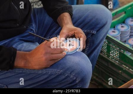 Safi, Maroc est connu pour ses poteries et céramiques, ses plages et sa riche histoire. Banque D'Images