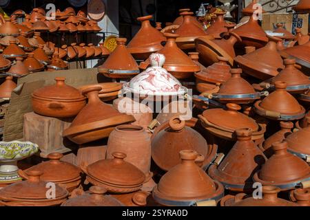 Safi, Maroc est connu pour ses poteries et céramiques, ses plages et sa riche histoire. Banque D'Images