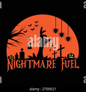 Enchanteur Halloween Creations : délices design effrayants et élégants Illustration de Vecteur