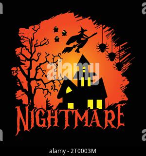 Enchanteur Halloween Creations : délices design effrayants et élégants Illustration de Vecteur