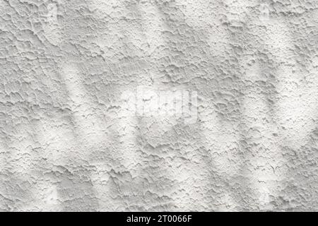 AbstractÂ texture de mur de ciment blanc avec silhouette ombre motif naturel abstrait stationnaire art mural effet de superposition design pr Banque D'Images