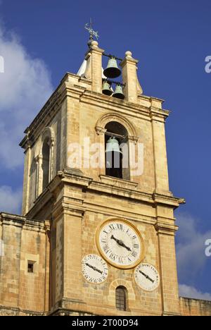 Co-cathédrale Saint-Jean à La Valette. Malte Banque D'Images