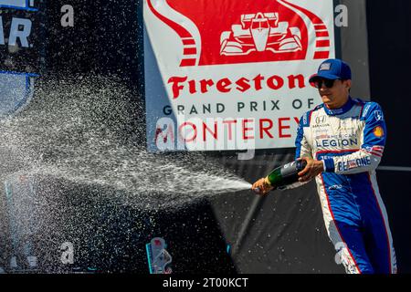 INDYCAR Series : septembre 10 Grand Prix Firestone de Monterey Banque D'Images