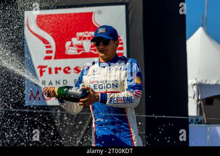 INDYCAR Series : septembre 10 Grand Prix Firestone de Monterey Banque D'Images