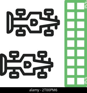 Image vectorielle d'icône de course. Illustration de Vecteur
