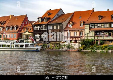 Klein-Venedig, ehemalige Fischer- und Schifferhäuser an der Regnitz, Altstadt von Bamberg, Oberfranken, Bayern, Deutschland Europe | Klein-Venedig ( Banque D'Images