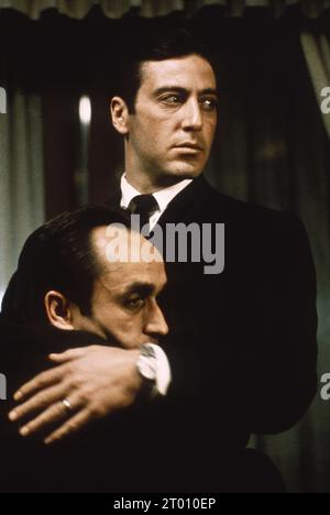 Le Parrain : deuxième partie année : 1974 Etats-Unis réalisateur : Francis Ford Coppola John Cazale, Al Pacino Banque D'Images