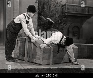 The Music Box année : 1932 - USA Directeur : James Parrott Stan Laurel, Oliver Hardy court-métrage Banque D'Images