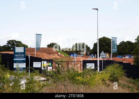 High Gate Edge Nouveau lotissement près de Ikea à Exeter EX2 - lieux pour les gens - Homes England Banque D'Images